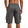 thumbnail image 4 of Trgacdwlo Mens Shorts Cargo Lightweight Mens Shorts Athletic Running Workout Quick Dry Elastic Waist Casual Shorts for Men with Pocket, 4 of 8