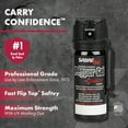 thumbnail image 2 of SABRE Crossfire Pepper Gel with Belt Clip, Solid, 0.48 lb, 1 Ct, New, Pocket Pepper Sprays, 2 of 7