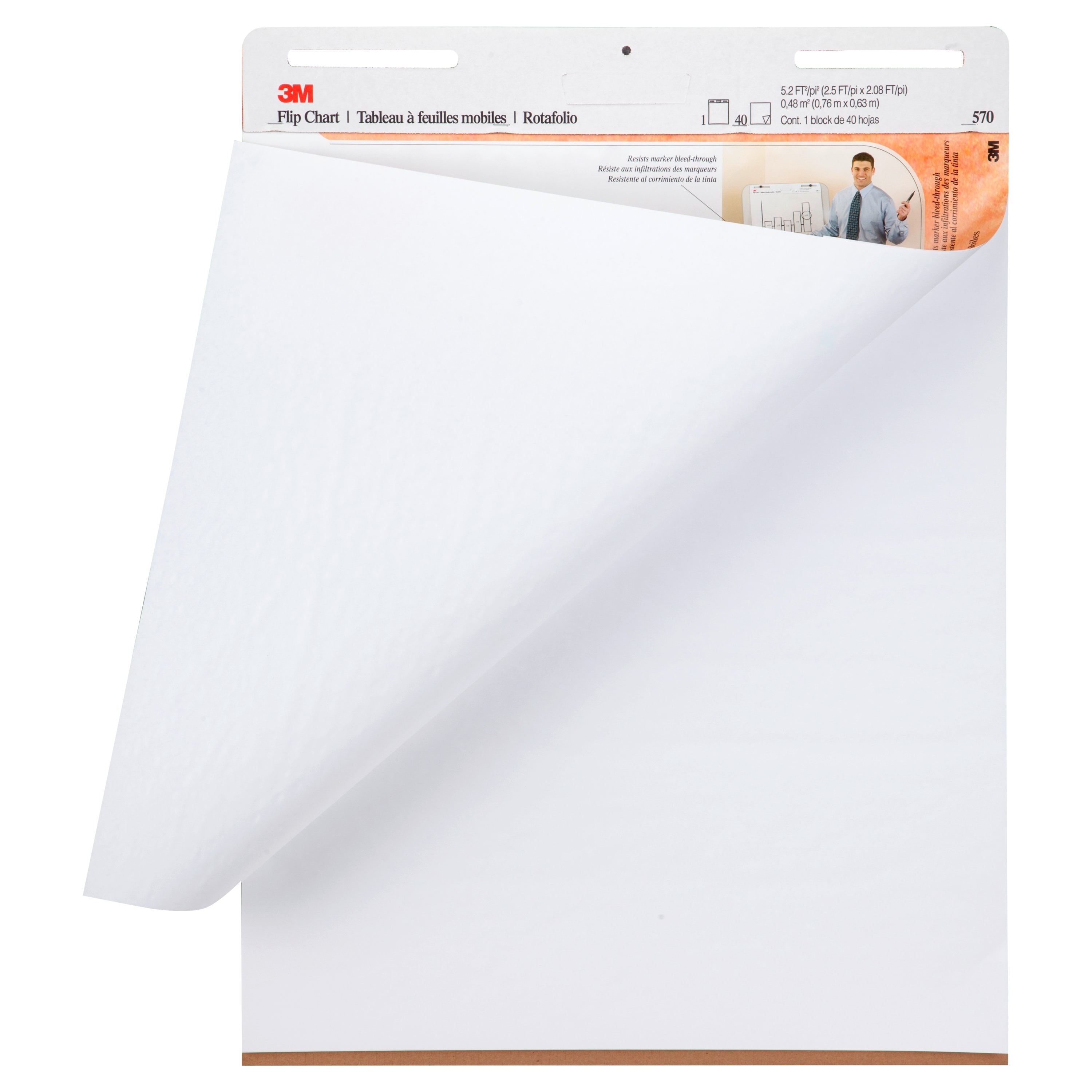 5 x A1 Flipchart Pads Premium Flip Chart Paper Pad 40 Sheets 