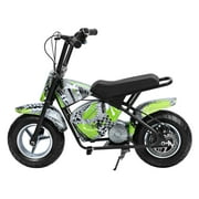 JNXYL 24V Electric Dirt Bike, 250 W Kids Powered Motorcycle, with Key Start, Twist Grip Throttle, Hand-Operated Dual Brakes, Speed Up to 13.6 MPH, for Kids Aged 8+