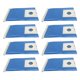 thumbnail image 1 of Bolsa para Polvo para Aspiradora para DJ69-00420B, Repuesto de Gran Capacidad, Bolsa para Polvo Reutilizable Azul, Bolsa de Costura, 8 Piezas, 1 of 5