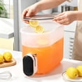 thumbnail image 6 of 5L Refrigerator Water Dispenser with Faucet, Large Capacity Cold Beverage Container for Fridge, Fruit Tea and Iced Drinks Pitcher with Leakproof Lid and Anti-Clog Filter, 6 of 6