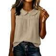 thumbnail image 2 of Racerback Spaghetti Strap Fashion Clothing Women's Tank Tops, 2 of 6