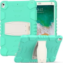XYX Case for 10.2 inch iPad 9th/8th/7th Generation (2021/2020/2019), Dual Layer Slim Heavy Shockproof Rugged Protective Cover Case with Kickstand (Mint Green)