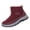 Red, variant on EKVAHL Women's Snow Boots Comfortable Faux Fur Orthopedic Sneakers Waterproof Non-Slip Thermal Winter Shoes Winter Warm Hiking Slip on Short Boots Black