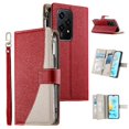 thumbnail image 2 of Funda cartera GANGXUN para Honor 200 Lite , cuero PU con tarjetero, cremallera, correa de mano, soporte y protección 1319°, 2 of 6