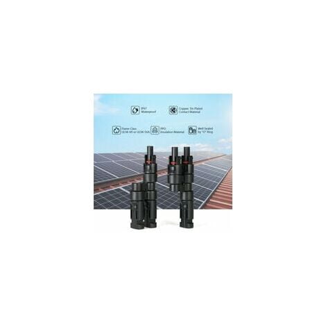 Mc4 Connectors Connect to 1 Pair Solar Power Panel Adapter