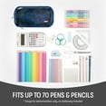thumbnail image 7 of ZIPIT Half & Half Pencil Case | Aesthetic Pencil Pouch for College and Office (Jeans), 7 of 7