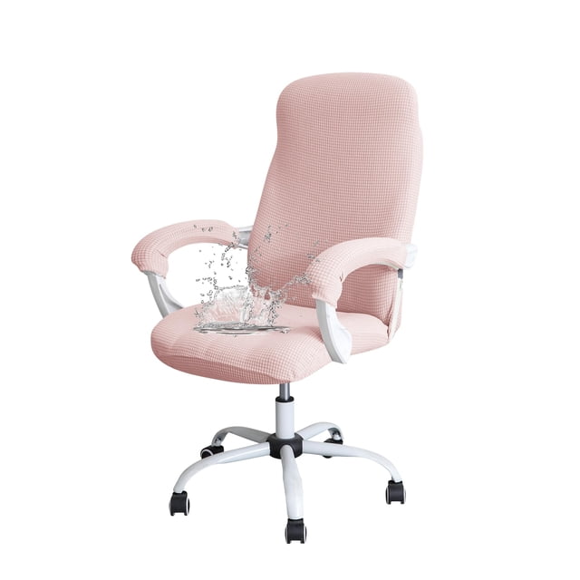 Funda para silla de oficina FORCHEER, rosa, resistente al agua, L, talla L