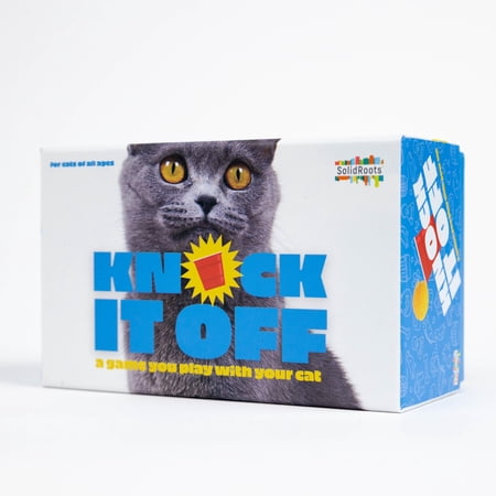 Spin Master Games, SolidRoots Knock it Off, The First and Only Game You Can Play with Your Cat