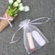 thumbnail image 4 of 100 bolsas transparentes con cordón para joyas, bolsas de regalo para bodas, fiestas, regalos de Navidad, bolsas de regalo con cordón, 4 of 8