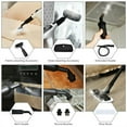 thumbnail image 5 of 17-in-1 Handheld Steam Cleaner 1400W High Power 257 ° F High Temp 2 Bar Pressure 12 Oz Tank 1 Min Heat Up 17 Accessories Steam Mop Extension Gray Chemical Free Home Kitchen Bathroom Car, 5 of 10