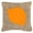 Orange, variant on Shell Burlap and Orange Indoor & Outdoor Decorative Fabric Pillow - 18 x 18 in.