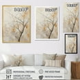 thumbnail image 4 of Designart "Sycamore In Minimalist Landscape I" Tree Sycamore Floater Framed Wall Decor, 4 of 5