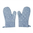 thumbnail image 2 of Hot Pads and Oven Mitts Kitchen Cooking Microwave Oven Gloves Mitts Pot Pad Heat Proof Protected, 2 of 8