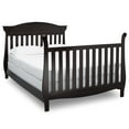 Delta Children Lancaster 4in1 Convertible Baby Crib, Dark Chocolate