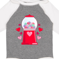 thumbnail image 4 of Inktastic Valentine's Day Gum-ball Machine Boys or Girls Long Sleeve Baby Bodysuit, 4 of 5