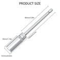 thumbnail image 2 of Multipurpose 30mm Socket Wrench 4-14mm Hexagonal Bit Socket 1/4Inch Drive for Mechanical Repairs or Car Maintenance, 2 of 9
