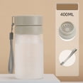 thumbnail image 2 of lhwanj Water Bottle, Clear Bottle with Scale Line Rope Handle Design,Cup Holder Leakproof One Hand Use Easy Carried., 2 of 3