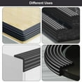 thumbnail image 5 of 6.8 Feet Black Bunk Bed Ladder Pads Soft Ladder Pads with Strong Adhesive Bunk Bed Ladder Cover 81mm Wide Replacement Bed Ladder Pads for Stair Steps Foot Comfort Corner Protectors, 5 of 9
