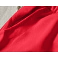 thumbnail image 4 of Cavosen Mens Shorts Athletic Casual Drawstring Elastic Waistband Shorts with Pocket Solid Breathable Lightweight Shorts Summer Trendy Shorts Red 2XL, 4 of 8