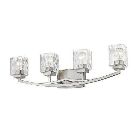 4 Light Bath Vanity In Metropolitan Style 32 Inches Wide By 8.25 Inches High-Brushed Nickel Finish Z-Lite 1929-4V-Bn