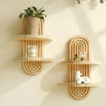 thumbnail image 6 of Giaone Floating Rack Wooden Wall Mount Shelf for Displaying Books and Decorative Items, 6 of 14