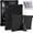 Black, variant on elitegadget Case for onn 8.1" Core Tablet (2026 Model) - Lightweight Protective Silicone Stand Cover + 1 Random Color Stylus (Black)