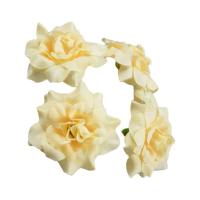 50 piezas de tela multicolor Bearachild Flores Artificiales 4.5 cm