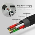 thumbnail image 6 of RHEA- Puxnoin Multi Charging Cable, 6Ft 2Pack Charger Cable Universal 3 Black, 6 of 6