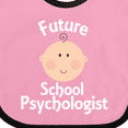 thumbnail image 4 of Inktastic Future School Psychologist Occupation Boys or Girls Baby Bib, 4 of 4