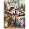 thumbnail image 4 of Kit Punto Cruz Gato Impreso Hilo Algodón Ecológico Bordado Arte 50x65cm 11CT, 4 of 8