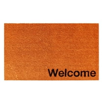 Collins Orange Pastel Welcome Doormat, 24" x 36"