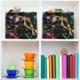 thumbnail image 6 of Coolnut Foldable Storage Bins Colorful Butterfly Fabric Storage Baskets Collapsible Decorative Baskets Closet Organizer Bins with PU Handles for Shelves Home Closet Living Room-1Pack Decor Gifts, 6 of 7