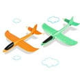 thumbnail image 2 of 2 Pack Airplane Toys, 14" Large Throwing Foam Plane, 2 Flight Mode Glider, Flying Toy for Kids, Birthday Gifts for 3 4 5 6 7 8 9 10 11 12 Year Old Boys Girls, Outdoor Sport Toys Party Favors, 2 of 8