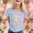 Light Gray, variant on Graphic Tees for Women Casual Wedding Letter Print Crewneck Short Sleeve Tennis Top for Everyday Women’s T-Shirts ??? White 3XL