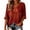 Red_03, variant on V Neck Sweatshirts for Women 3/4 Sleeve Vintage Witch Broom Graphic Pullover Distressed Casual Fall Halloween Festival Events Top Black M