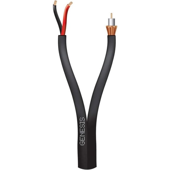 GENESIS RG59 CCA BRAID 18/2 1000 RL BLACK