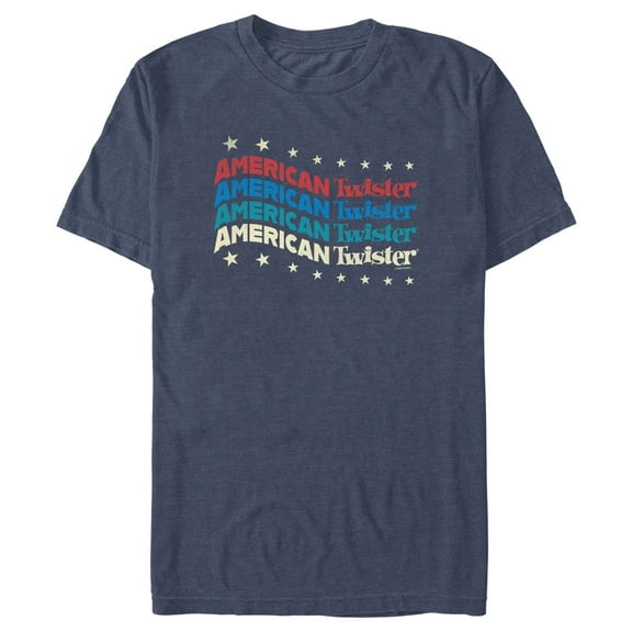 Men's Twister American Patriotic Logo Graphic T-Shirt