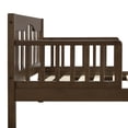 thumbnail image 4 of Baby Relax Carolina Toddler Bed, Kids Bedroom Furniture, Mocha Wood, 4 of 12
