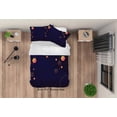 thumbnail image 2 of 3D Abstract Geometry Hexagon Quilt Cover Set Bedding Set Duvet Cover, 2 of 3