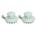 thumbnail image 1 of 2 cepillos de silicona para masajear el cuero cabelludo y aplicar champú, ideales para el crecimiento del cabello y aliviar la picazón., 1 of 5