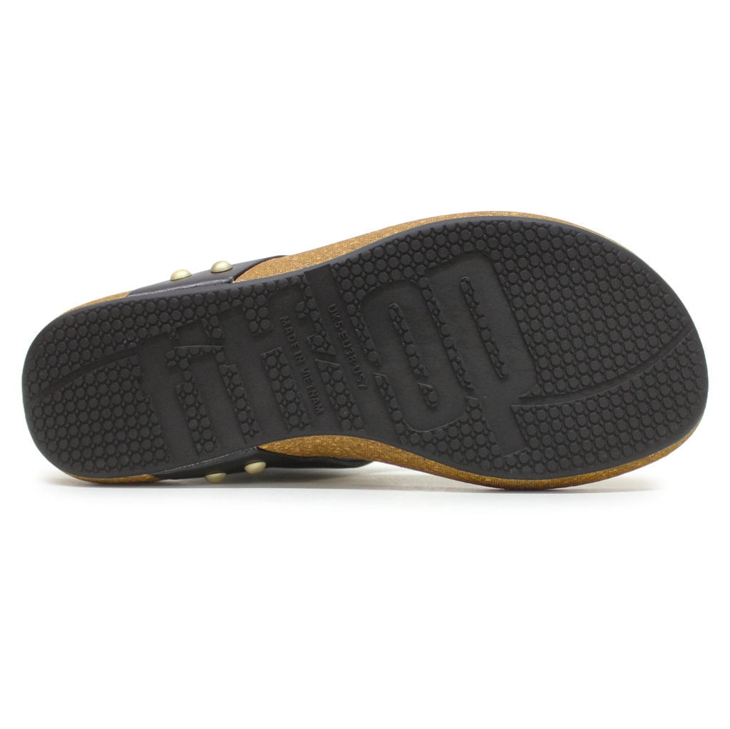 Fitflop Women's Iqushion Leather Toe-Post Sandals