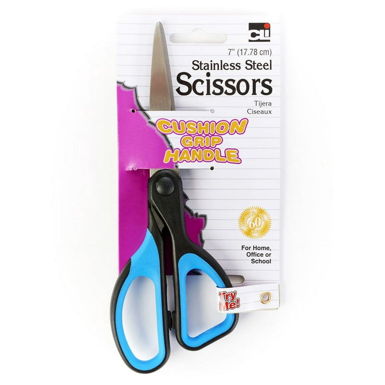 4 Heavy Duty Scissors 8 Sharp Stainless Steel Blade Cushion Grip Handle Precise