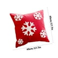 thumbnail image 3 of Qocolhg Christmas Decorations Outdoor Indoor, Christmas Pillowcase Rectangular Pillowcase Invisible Zipper Holiday Pillowcase Holiday Gift Christmas Decoration Red Pillowcase Suitable For Sofa, 3 of 6