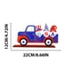 thumbnail image 3 of Independence Day Decorations Red Blue Wooden Ornaments Flag Decorations Party Crafts, 3 of 6