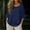 01 Navy, variant on Women's Clothing Split Open Back Crew Neck T Shirt Cut Out Short Sleeve Tee Tops