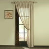 Georgette Window Curtain Panel, Tan