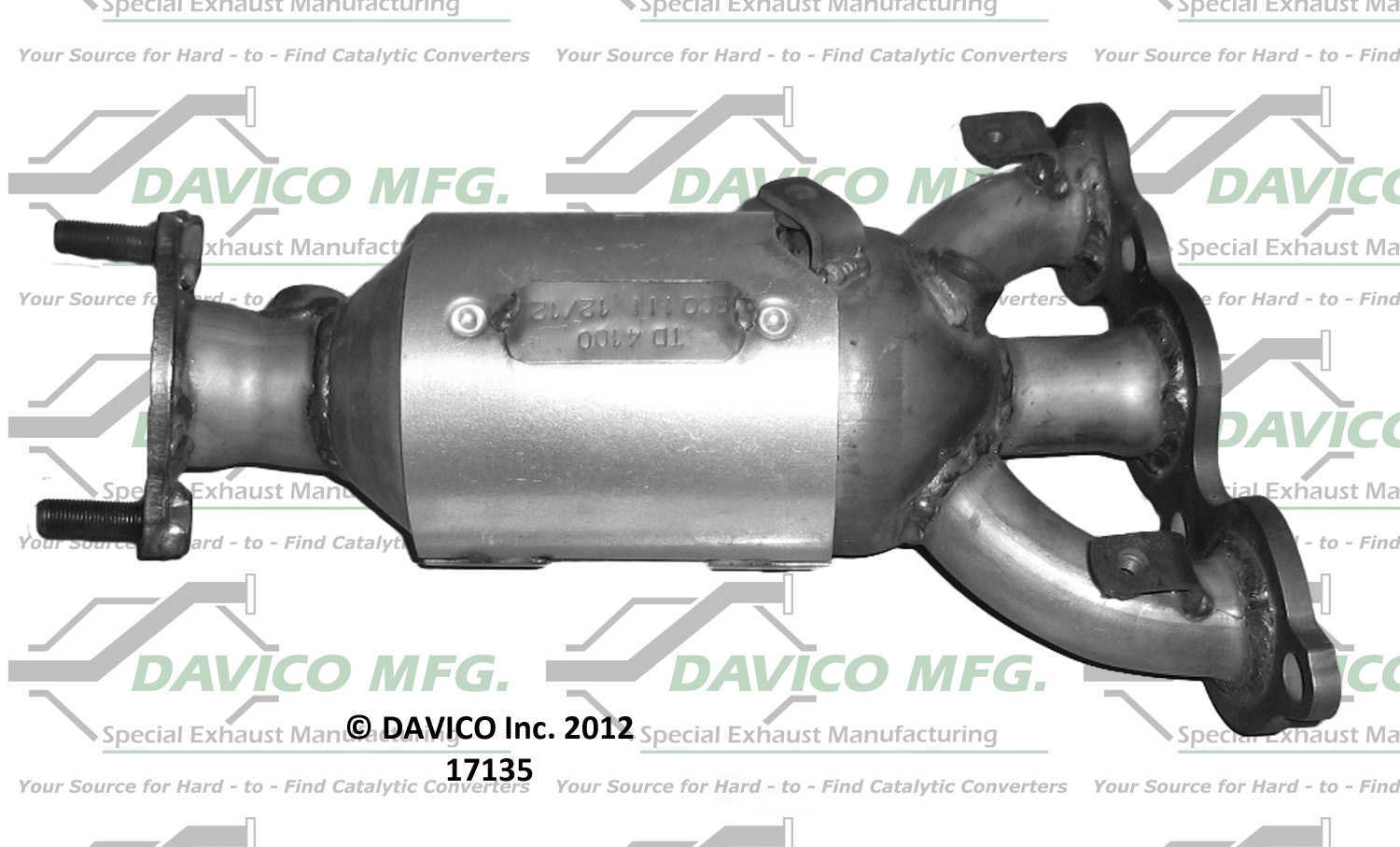 Davico Mfg 17135 Direct-Fit Catalytic Converter - Manifold
