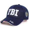 thumbnail image 3 of Venta De Liquidación, Nueva Moda, Gorra De Béisbol Con Bordado Del Fbi,Gorra De Papá De Hip Hop Ajustable Unisex, Gorras Deportivas De Ocio Para Hombres, Gorras, 3 of 5